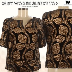 W BY WORTH SHORT SLEEVE TOP